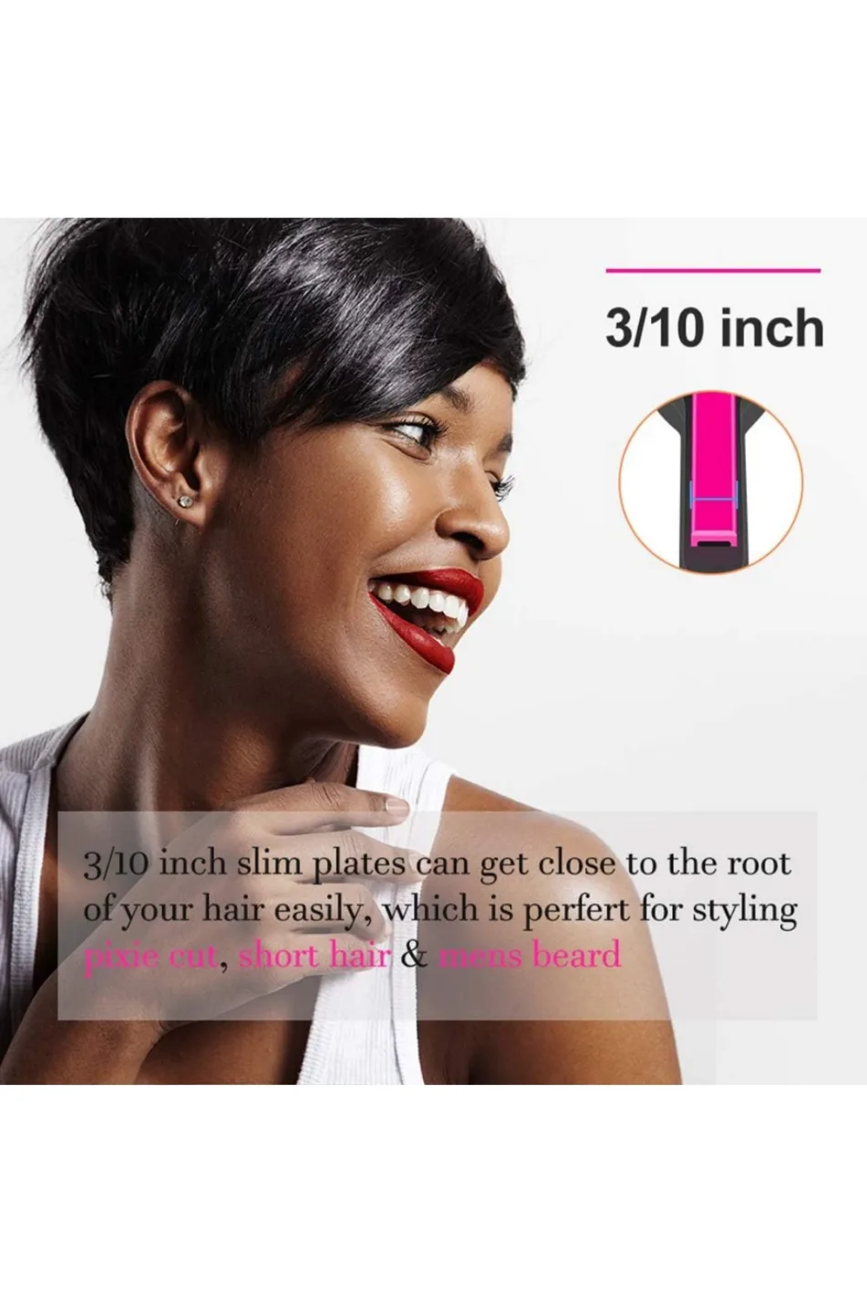 Terivilix 3/10 inch Pencil Flat Iron - New in Box image indicator(10)