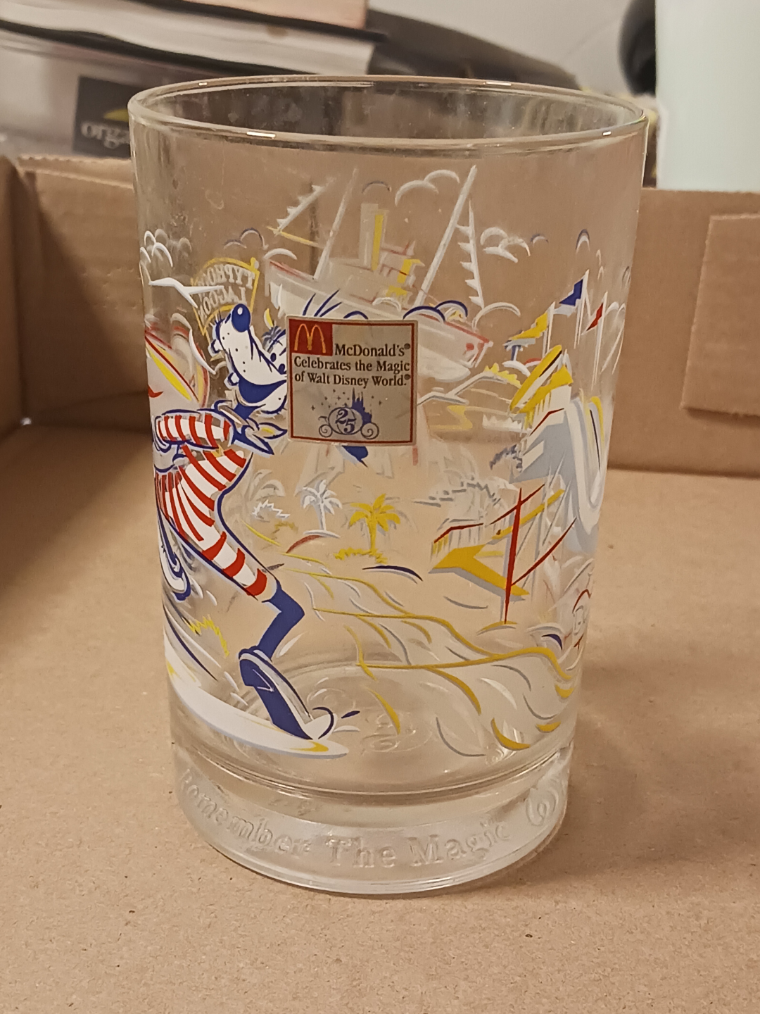 Vintage McDonald's Walt Disney World Glass