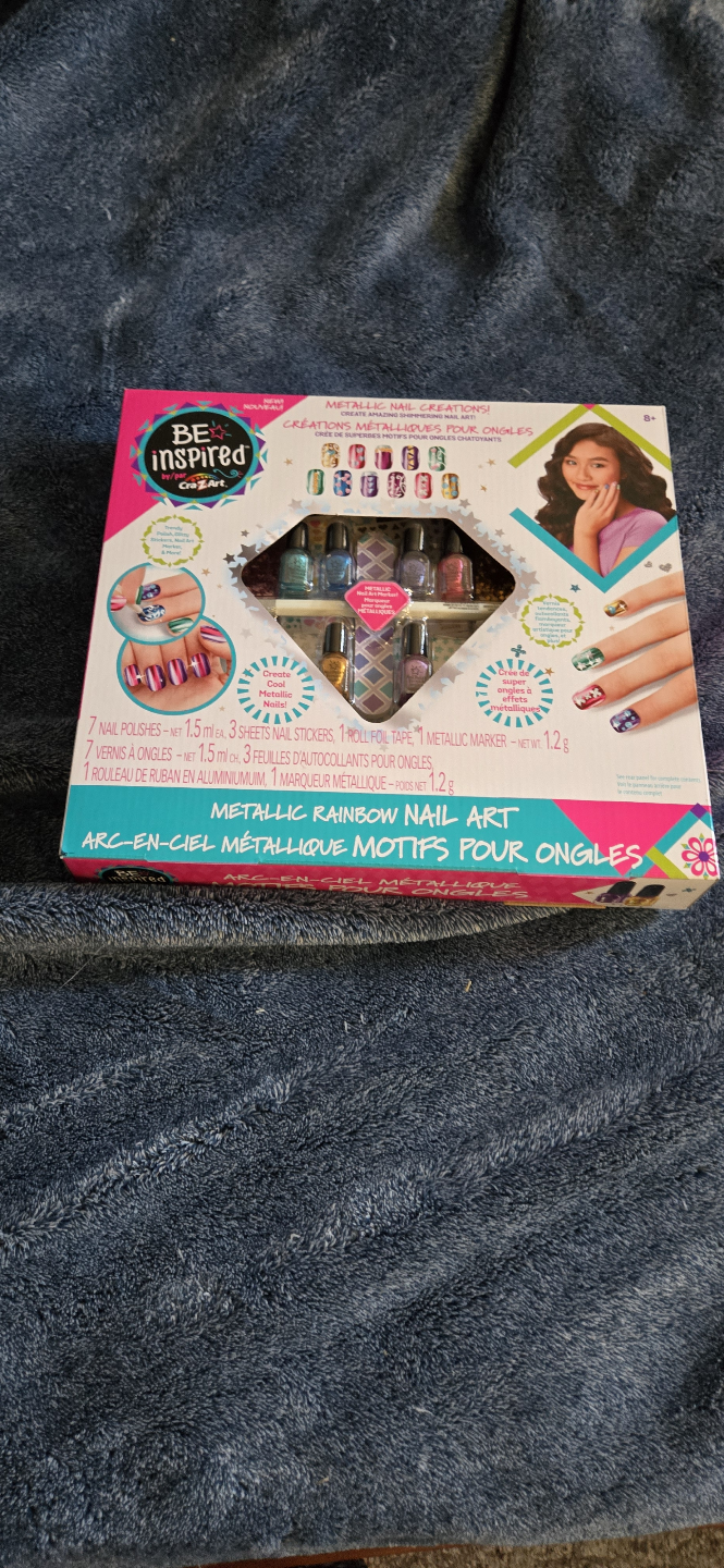 Be Inspired Metallic Rainbow Nail Art Kit - photo 2