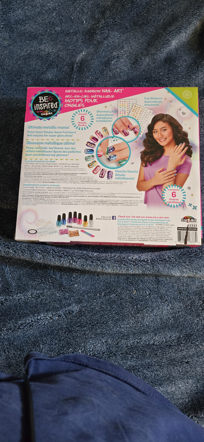 Be Inspired Metallic Rainbow Nail Art Kit - photo 4