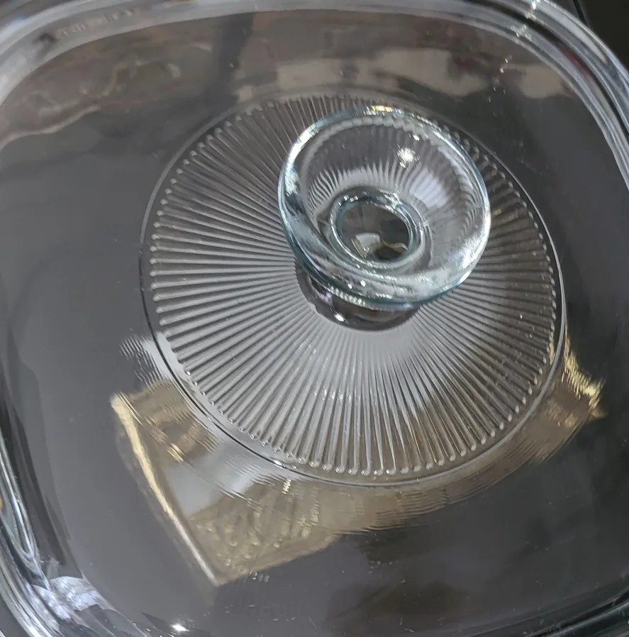 Vintage Pyrex Casserole Dish with Lid - Bluebell Pattern image indicator(6)