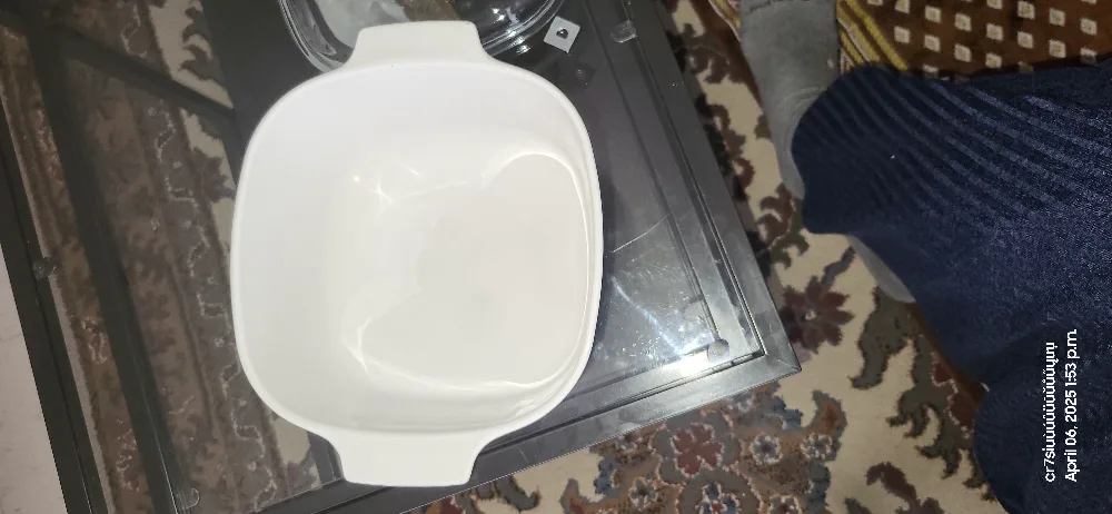 Vintage Pyrex Casserole Dish with Lid - Bluebell Pattern image indicator(7)