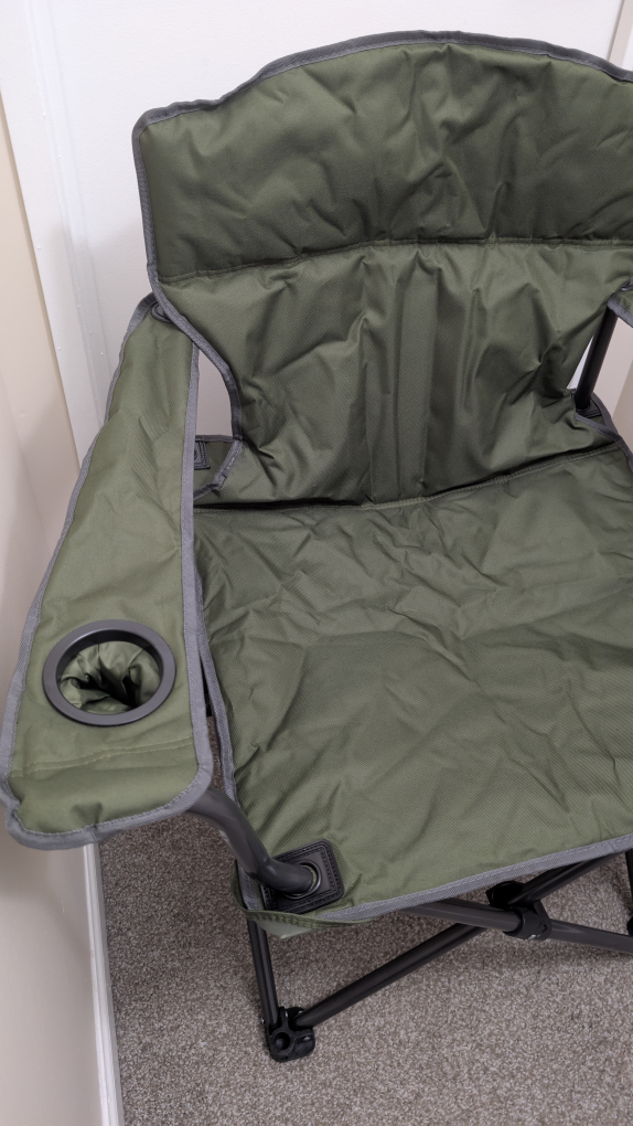Folding Camping Chair with Cooler Pocket - photo 2