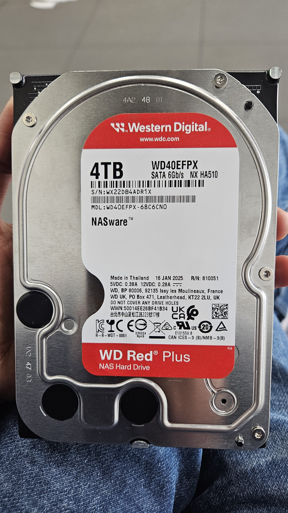 4TB Western Digital Red Plus NAS Hard Drive