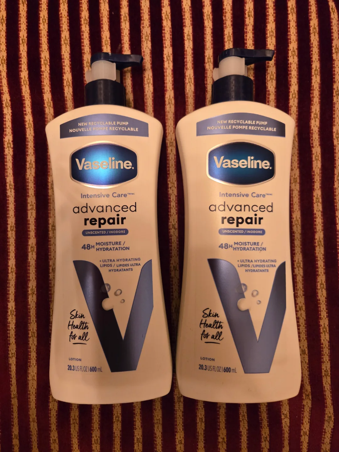 Two Vaseline Intensive Care Advanced Repair Lotions thumbnail