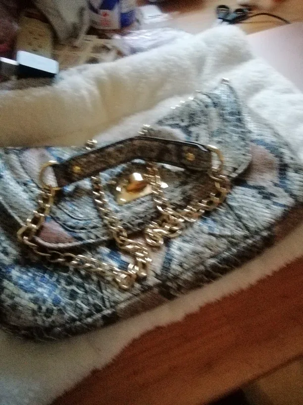 Steve Madden Snakeskin Shoulder Bag 💚 image indicator(2)