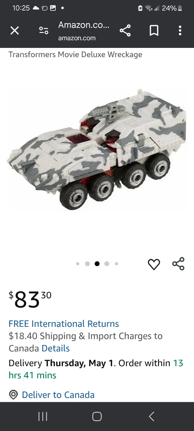 Transformers Wreckage Action Figure and Free Gift of $200 Value image indicator(2)