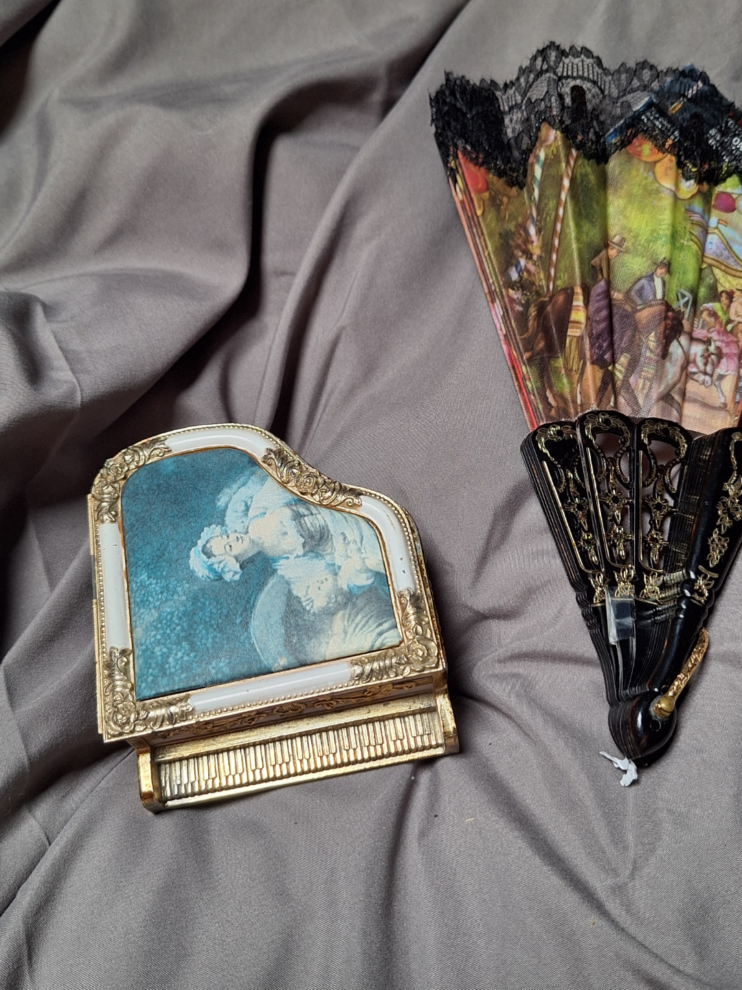 Vintage Grand Piano Music Box