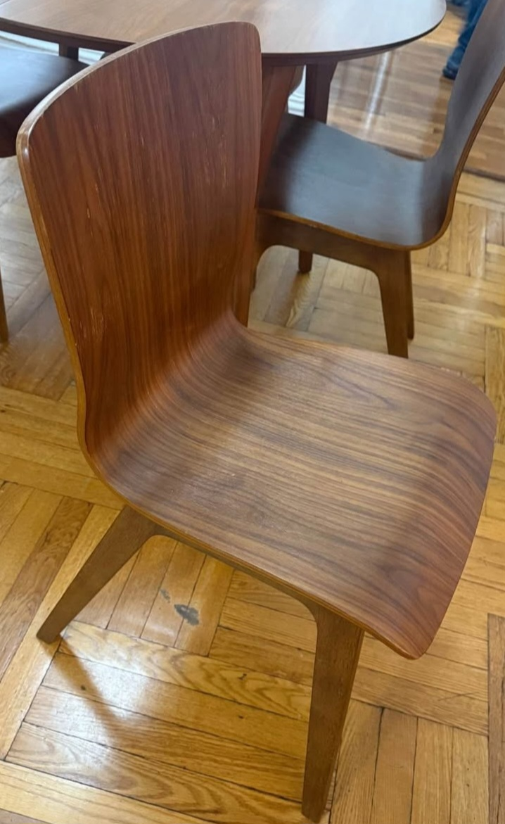 West Elm Crest Bentwood Dining Chair - photo 2