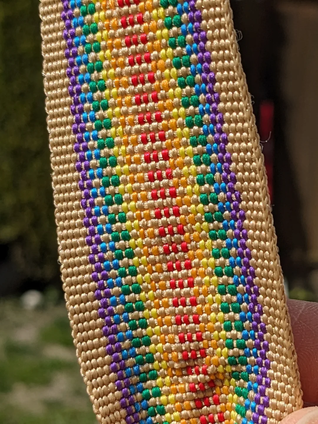 Multicoloured Woven Crossbody Bag image indicator(7)