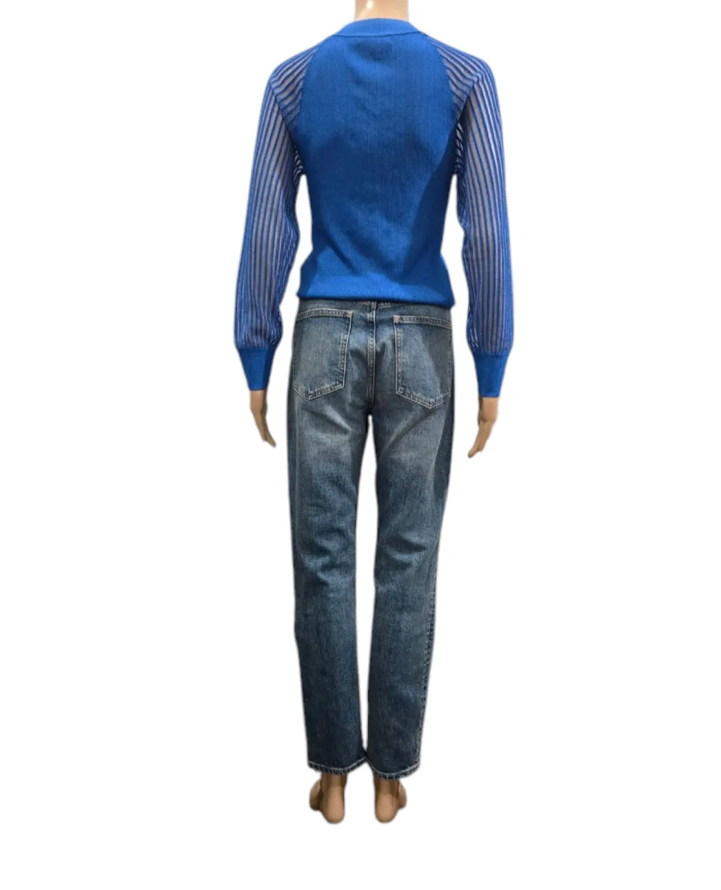 Aritzia Denim Forum The Yoko High Rise Slim Jeans Size 27 image indicator(5)