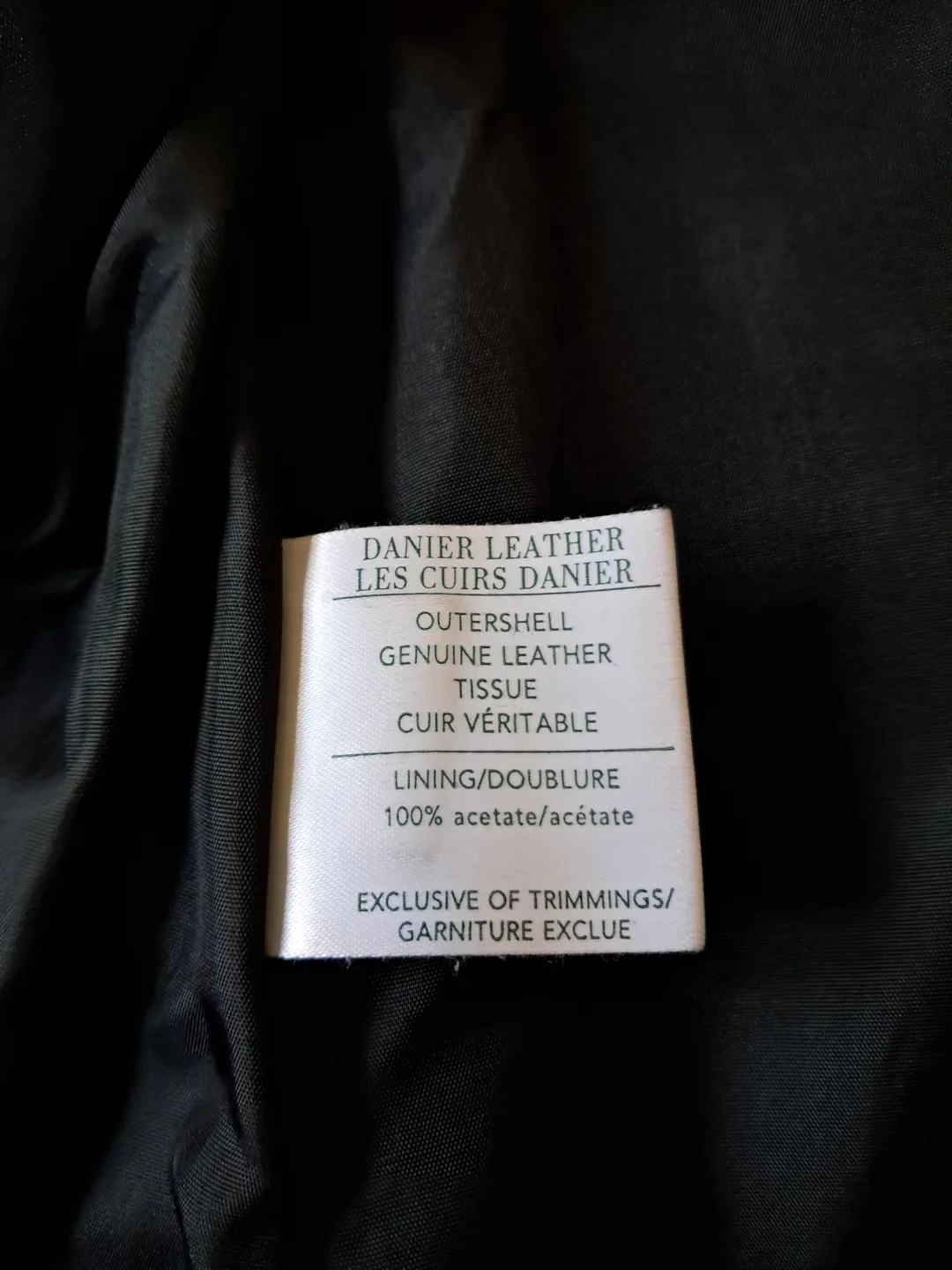 💚Danier Black Leather Jacket - Size 4-6 image indicator(6)