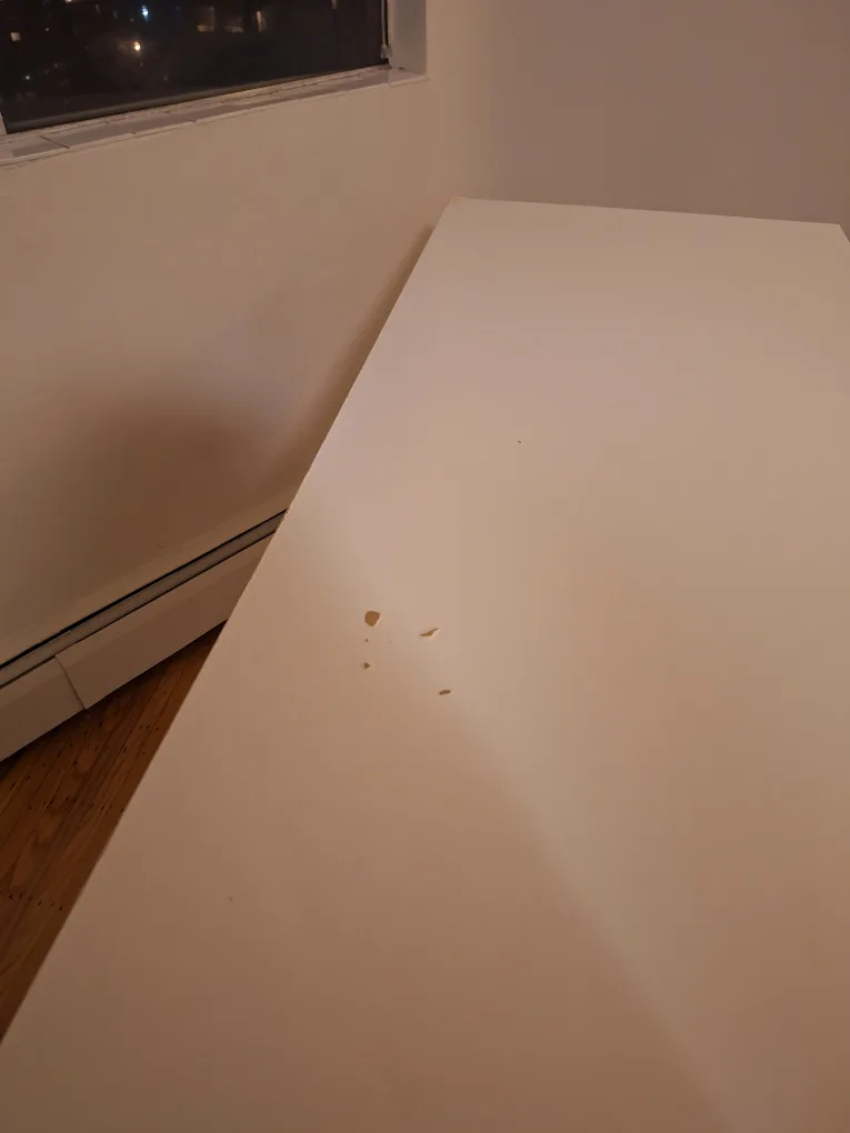 💚(MOVING SALE) IKEA OLOV White Desk image indicator(3)