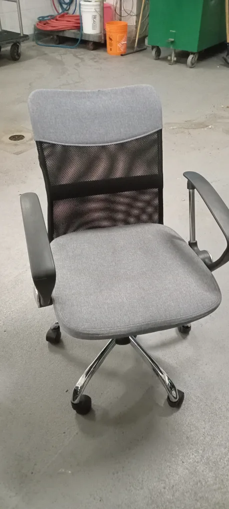 Grey Mesh Office Chair thumbnail