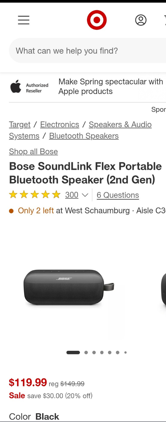 Bose SoundLink Flex Portable Bluetooth Speaker (2nd Gen) - photo 2