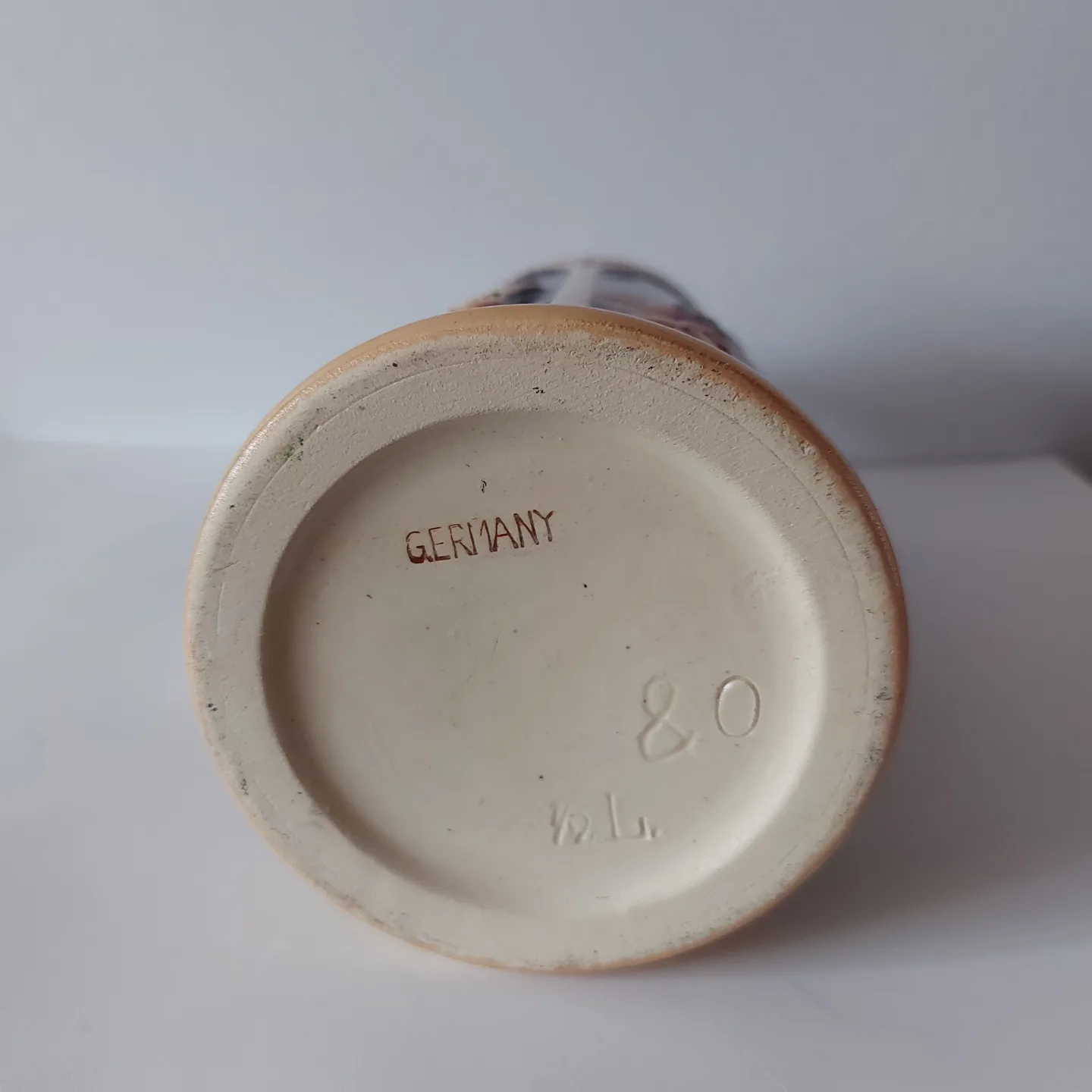 Original Vintage German Beer Stein with a beautiful Lid image indicator(6)