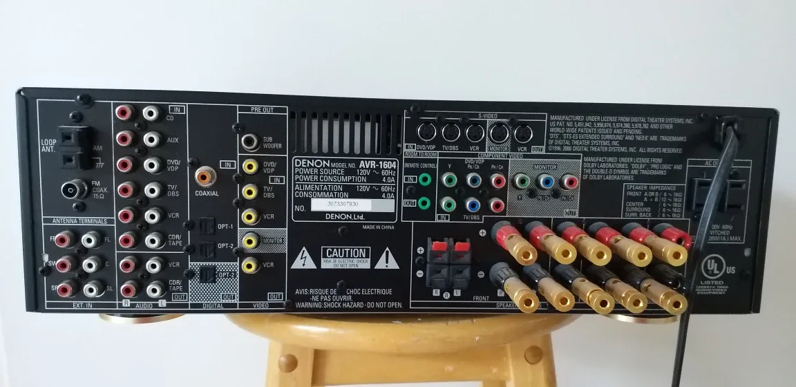 Denon AVR-1604 7.1 Channel Surround Sound Receiver with Remote image indicator(2)