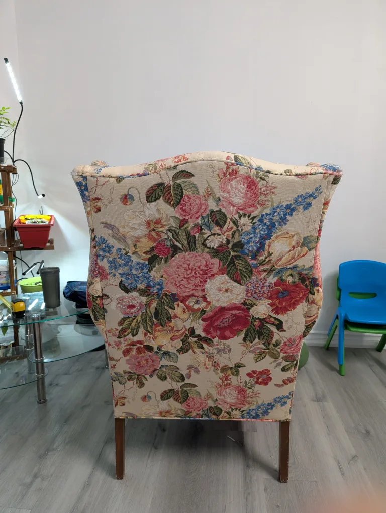 Floral Wingback Accent Chair image indicator(4)