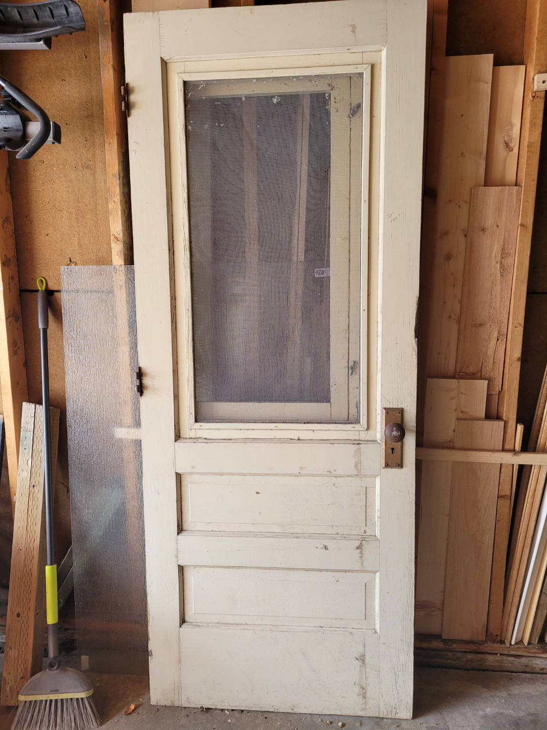 Antique screen door 32" x 80" - photo 2