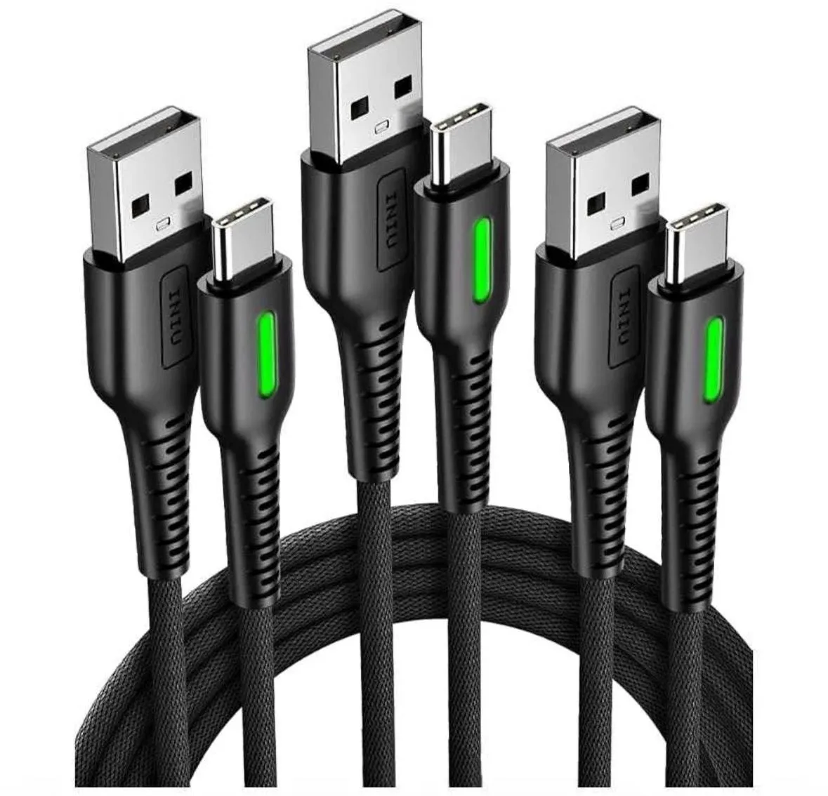 INIU 3-Pack USB-C Cables - 3.1A Fast Charging thumbnail