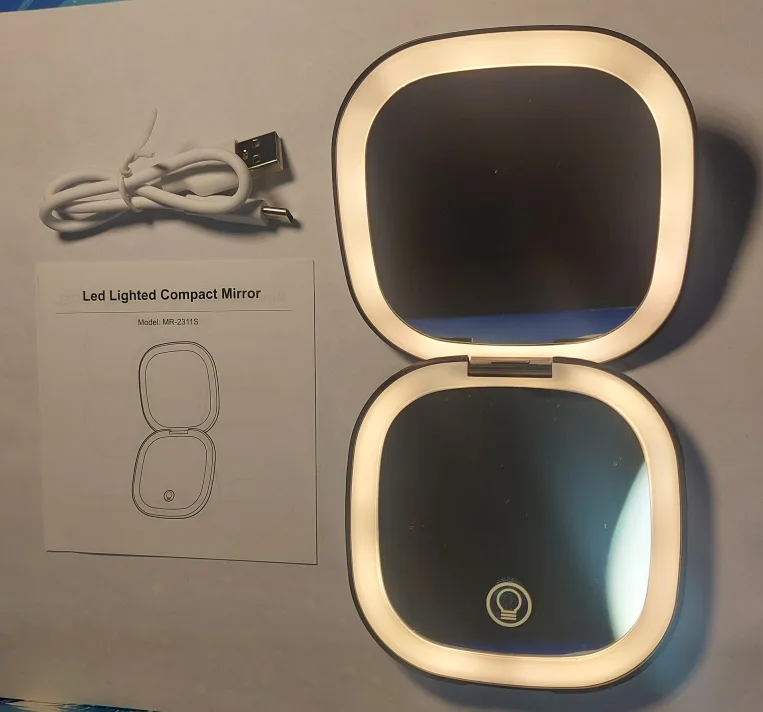 LED Lighted Compact Mirror image indicator(2)