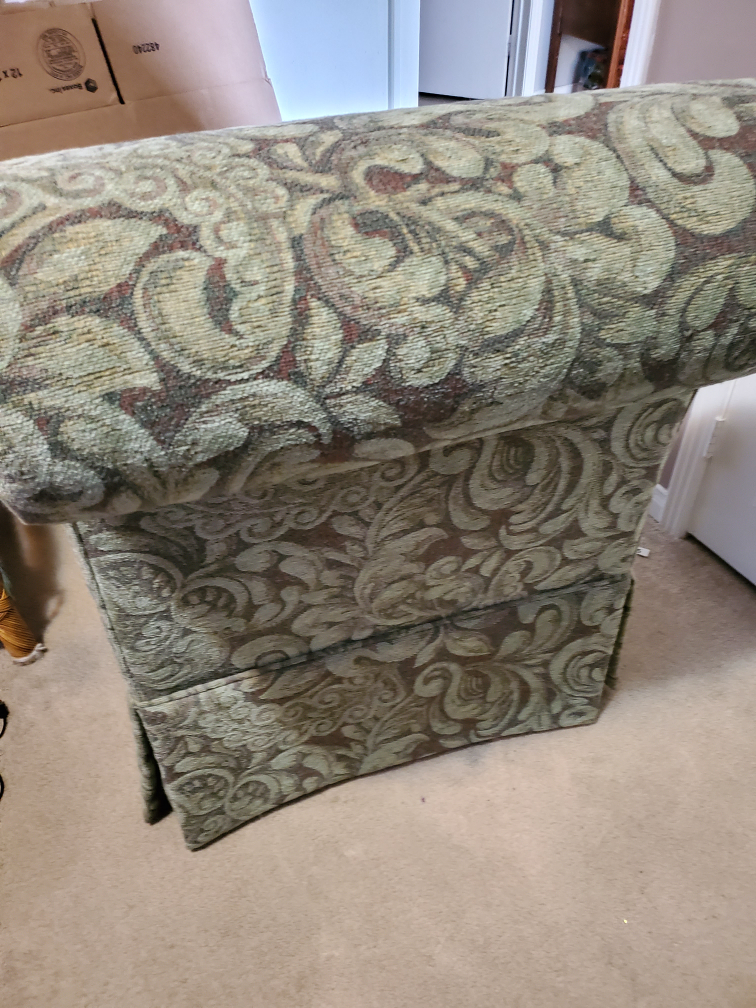 Armchair - Green Damask Pattern - photo 2