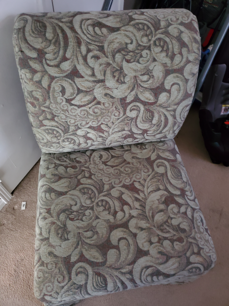 Armchair - Green Damask Pattern - photo 4