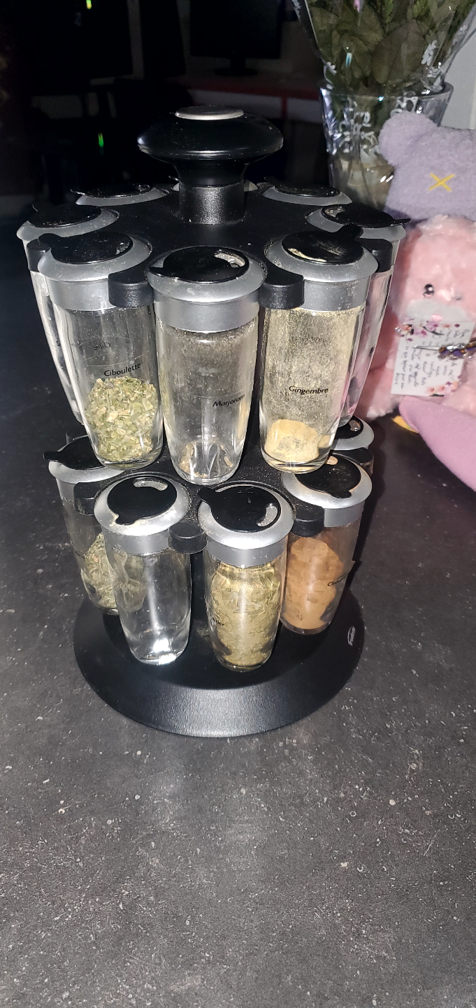 Rotating Spice Rack Organizer
