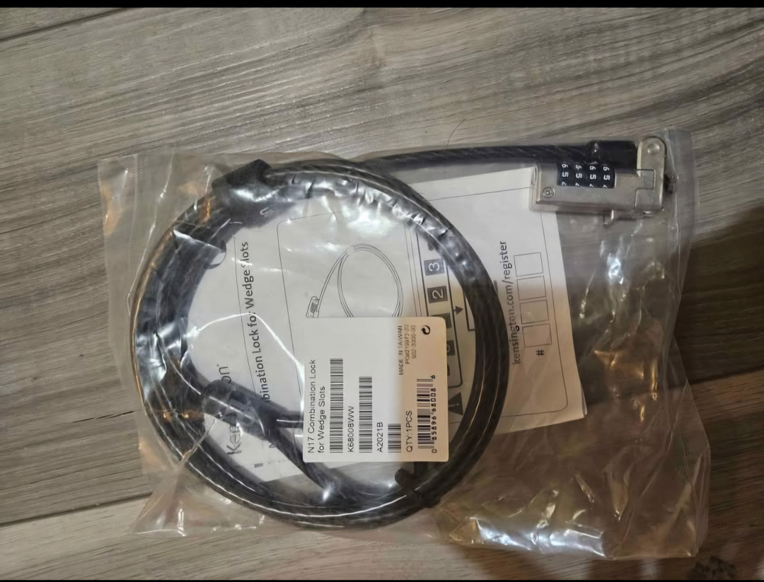 Kensington N17 Combination Lock for Wedge Locks 🥕💚 - photo 2