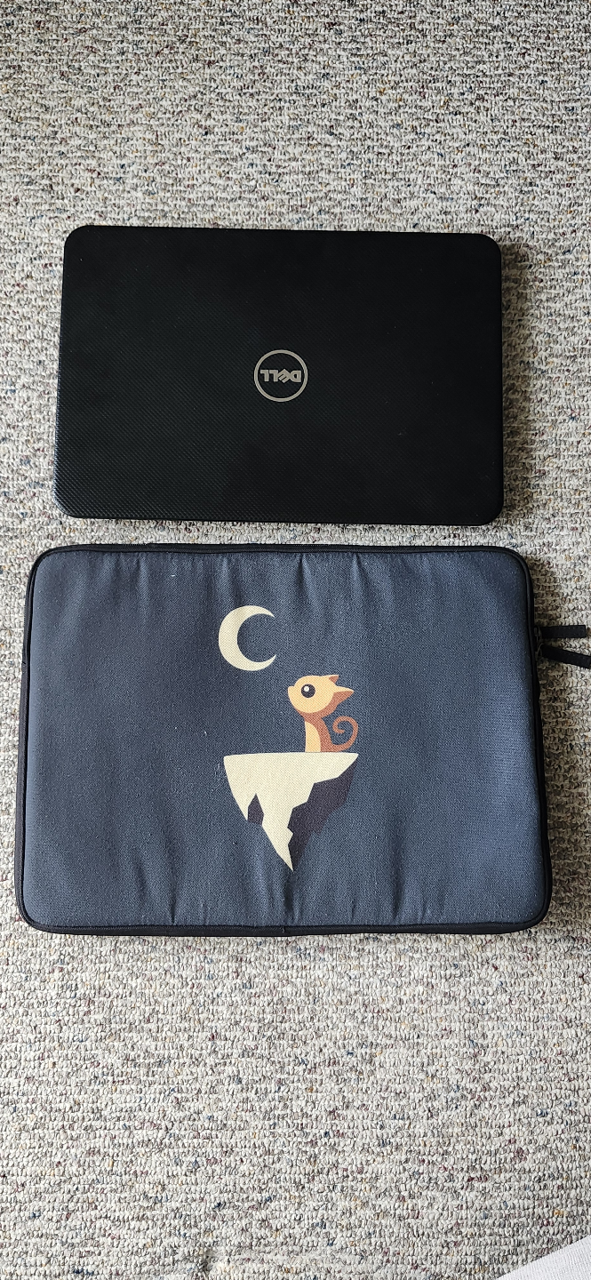 Laptop Sleeve with Cat Design