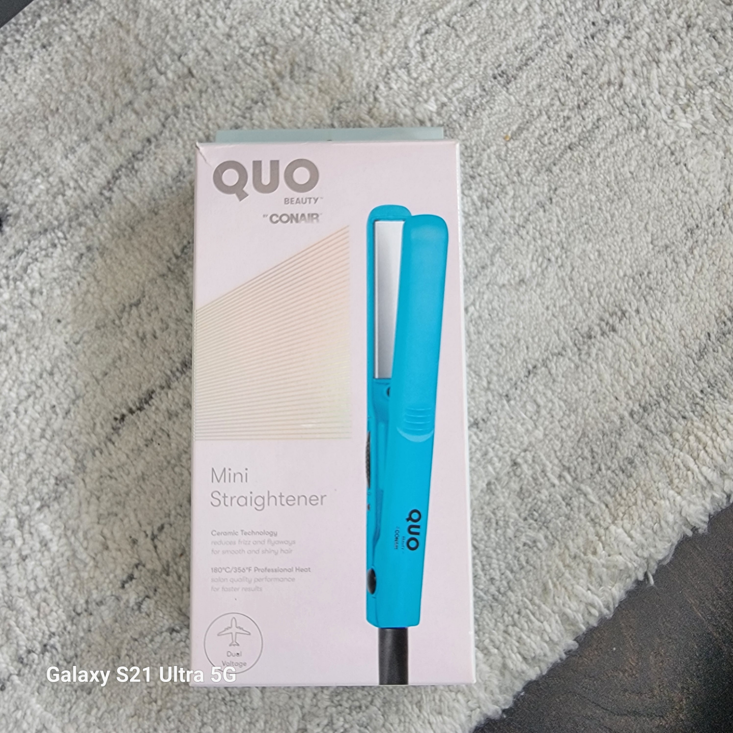 Conair Quo Mini Hair Straightener - Blue