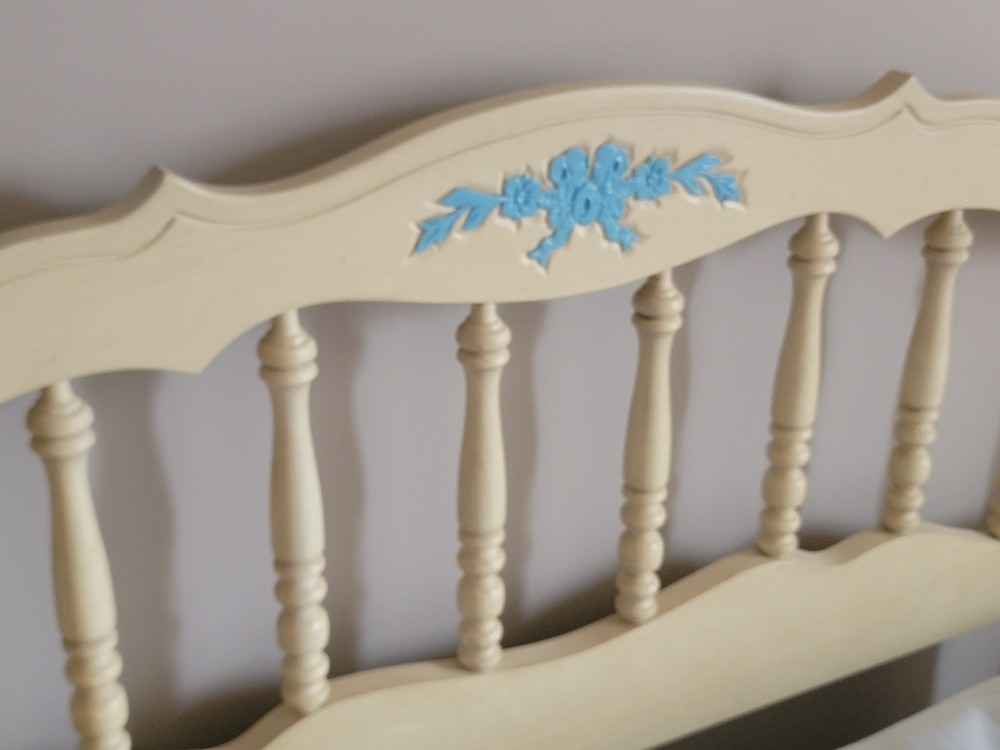 MCM dresser with mirror and head board - photo 5