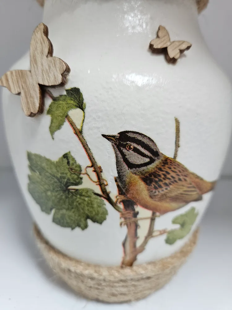 Handcrafted Bird Decor Vase image indicator(3)