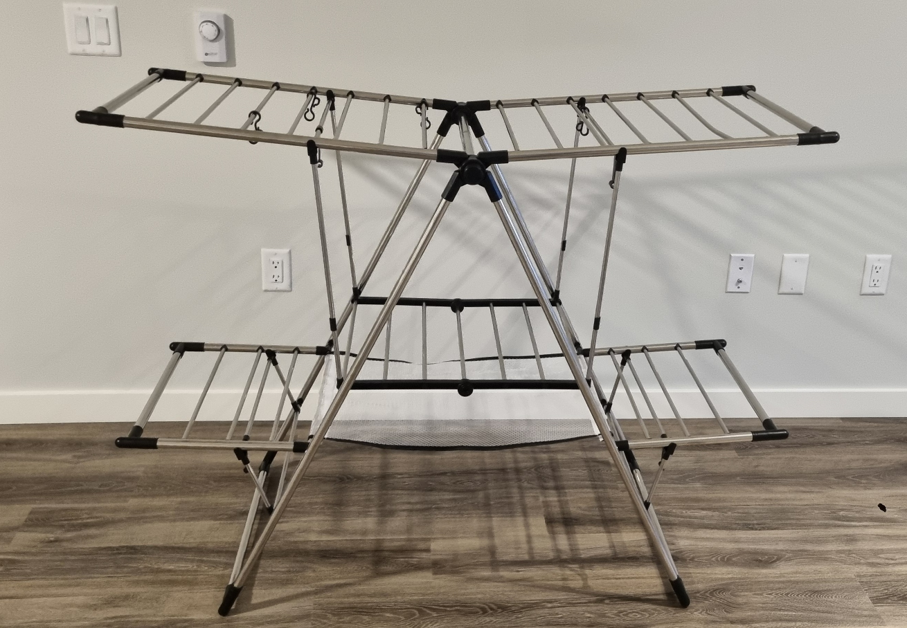 Large Capacity Foldable Clothes Drying Rack