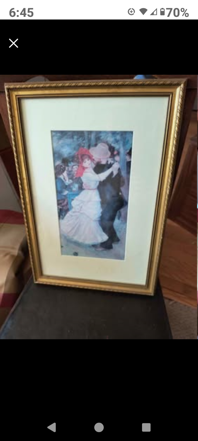 Framed Impressionist-style Print