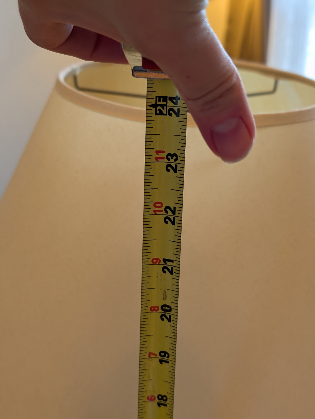 Mid-Century Modern Table Lamp with Cream Shade - photo 3