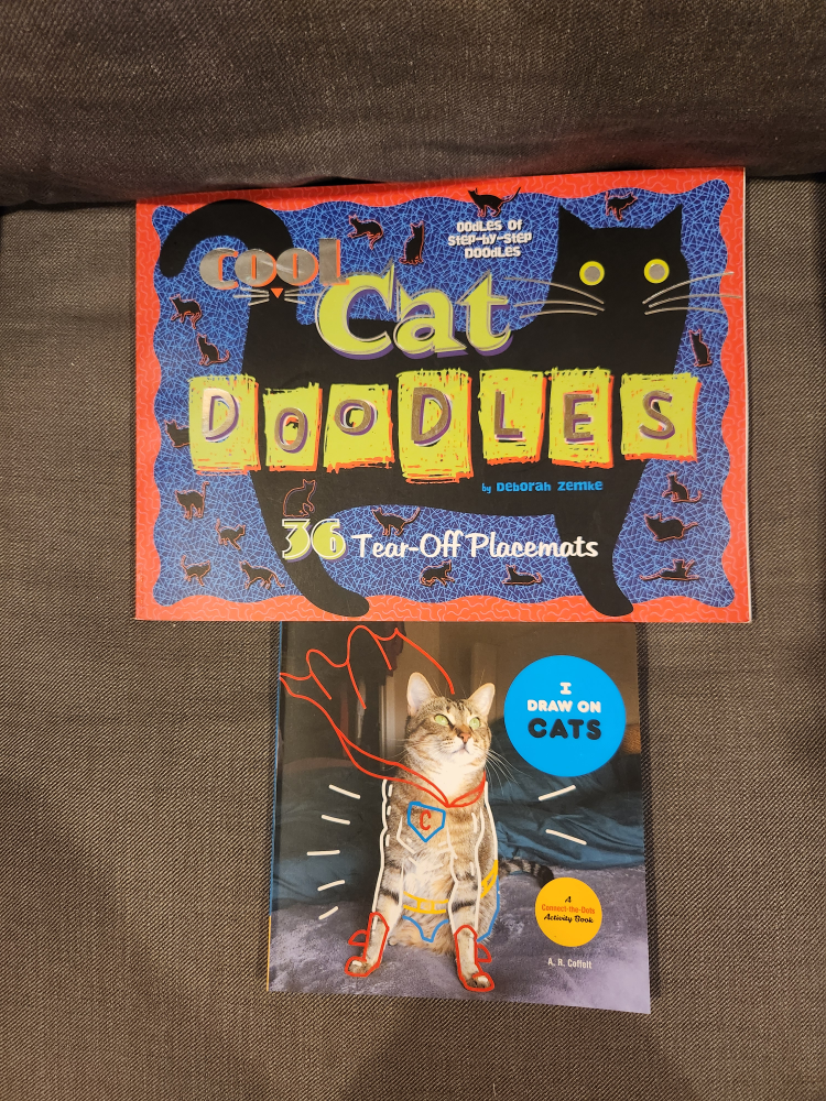 Cool Cat Doodles & I Draw On Cats Activity Books