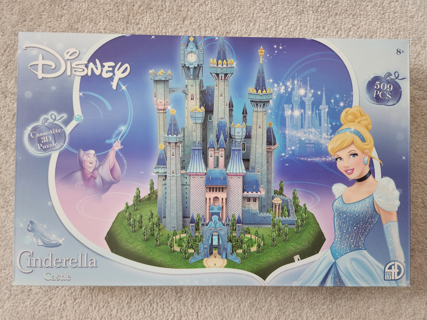 Disney Cinderella Castle - 509pc. 3D Puzzle