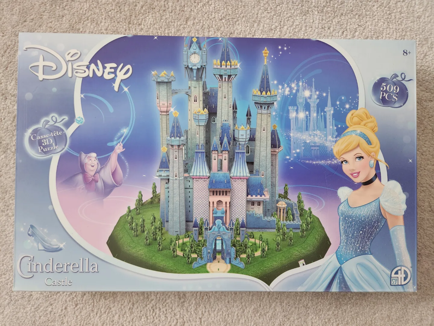 Disney Cinderella Castle - 509pc. 3D Puzzle thumbnail