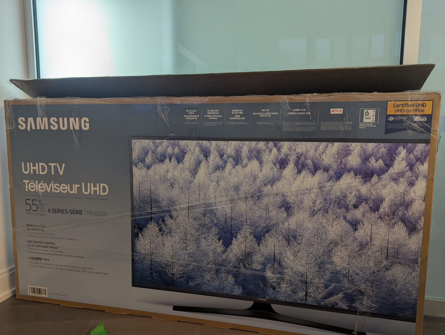 55" Samsung UHD 4K  Smart TV