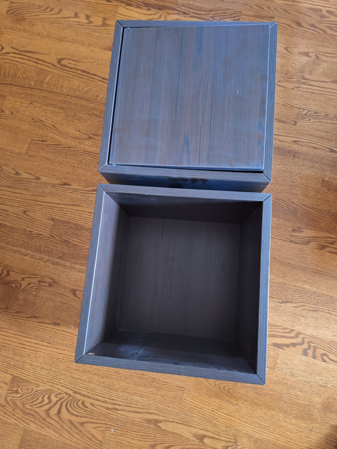 Pair of IKEA VALJE Storage Cubes