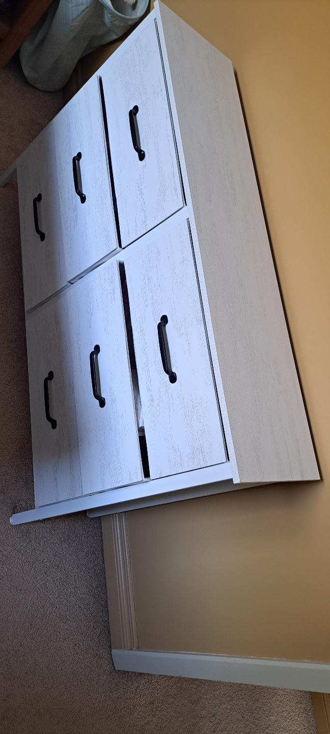 White Six-Drawer Dresser - photo 3