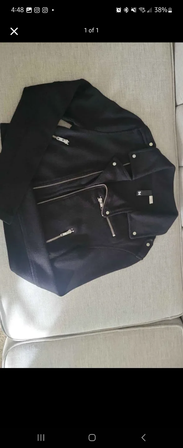 H&M girls/women's Black Jacket thumbnail