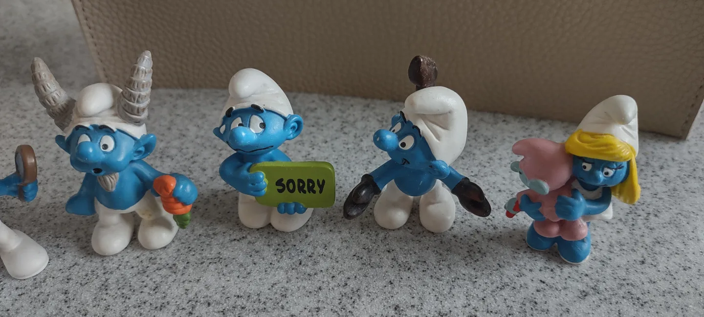 Vintage Smurf Figurines - Collection of 8 (made in Germany) image indicator(3)