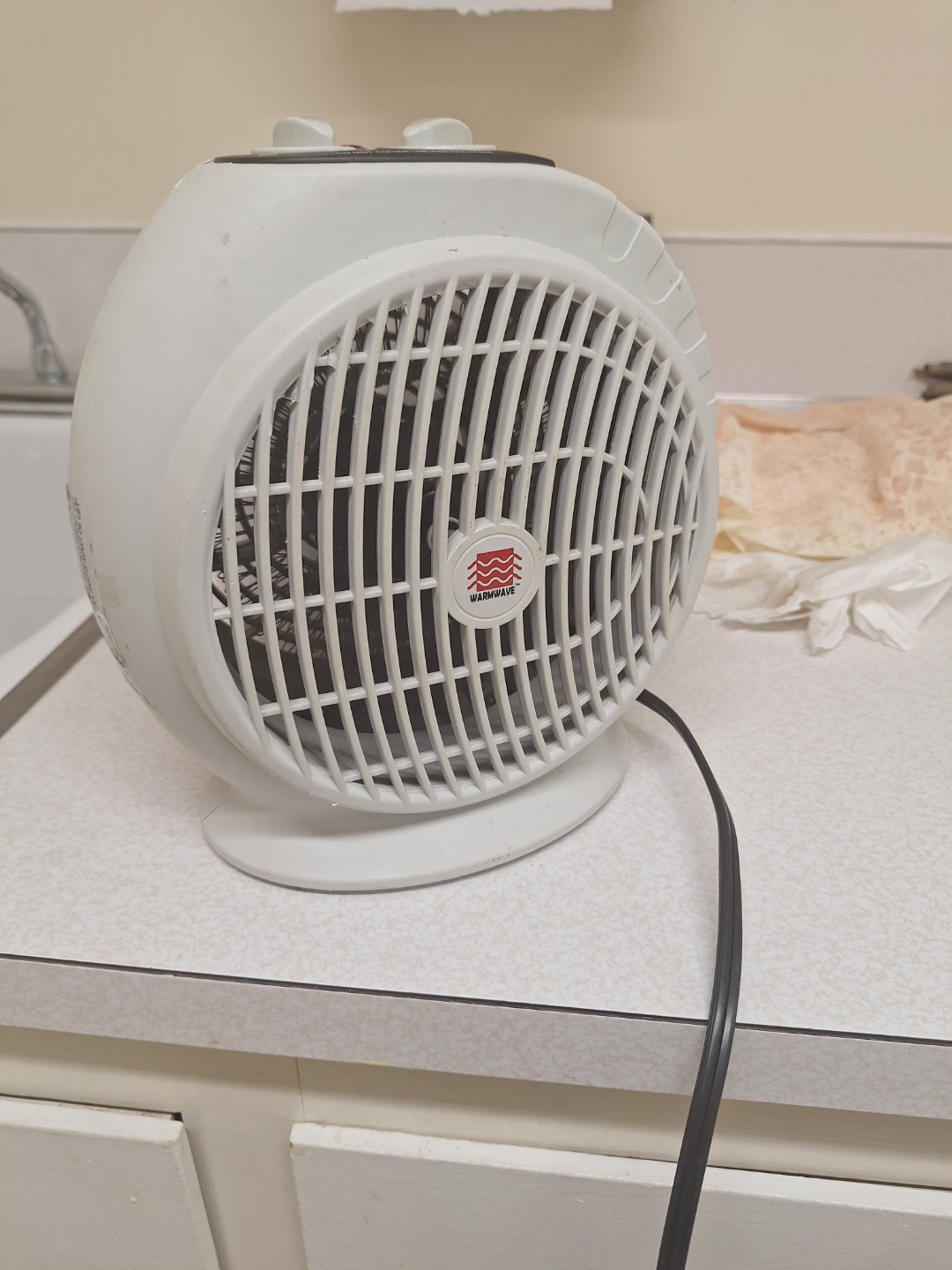 Warmwave 1500-Watt Electric Fan Heater