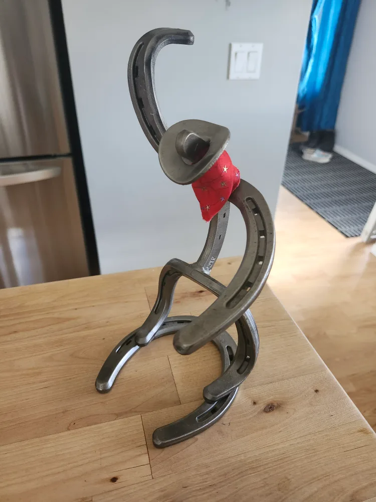 Horseshoe Cowboy Figurine thumbnail
