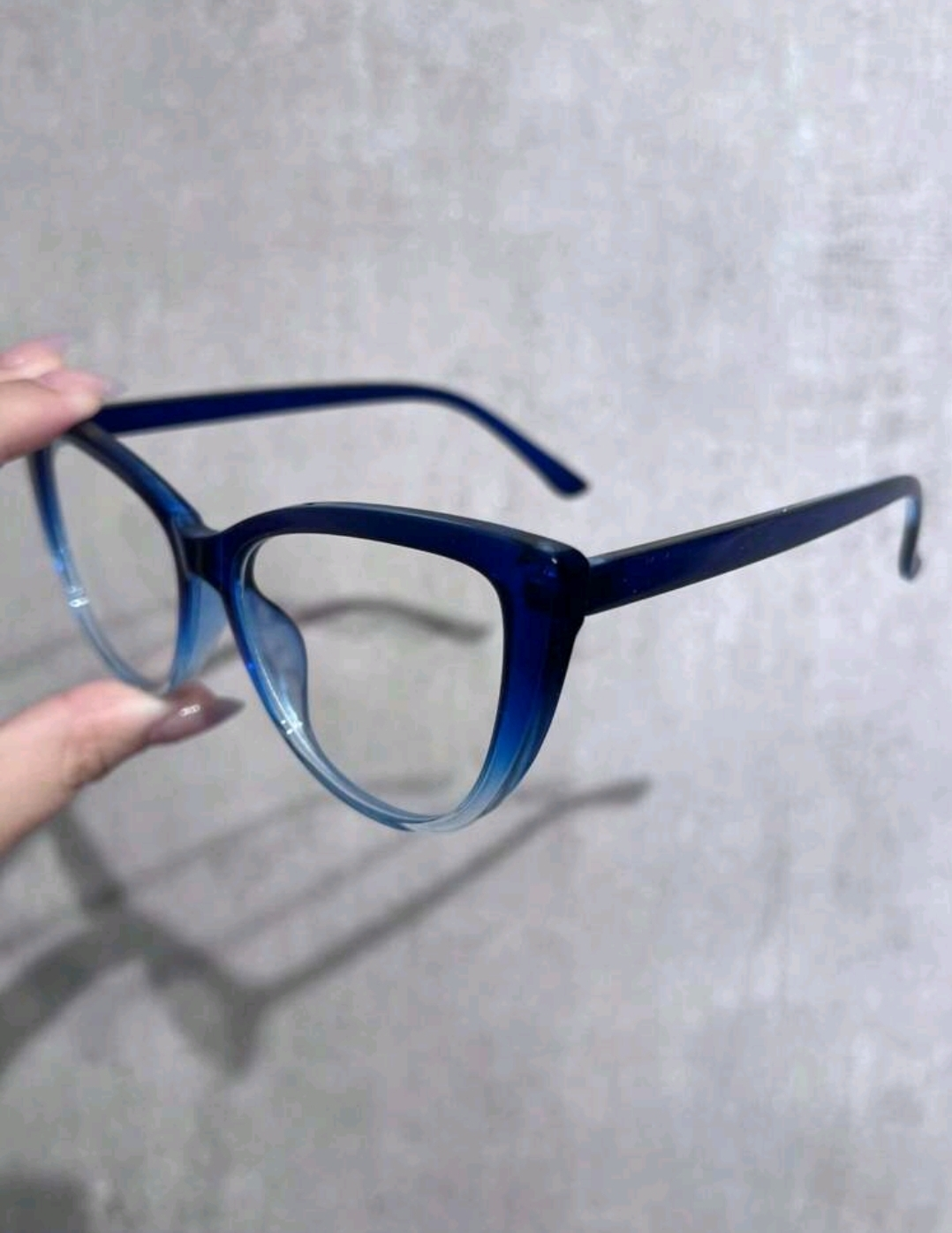 Blue Gradient Cat Eye Glasses 💙✨️ - photo 3