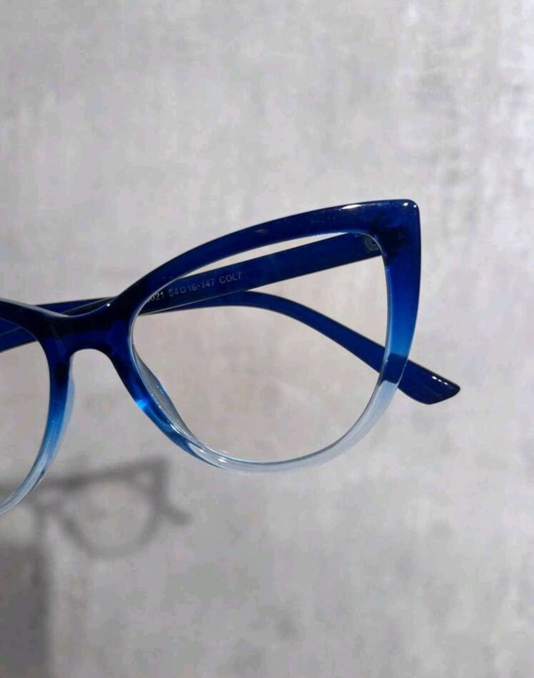Blue Gradient Cat Eye Glasses 💙✨️ - photo 4
