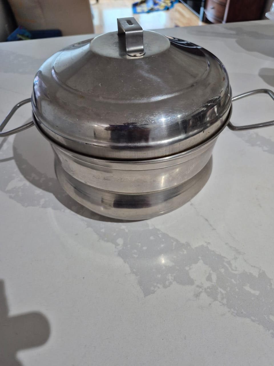 Stainless Steel Idli Maker + Basin