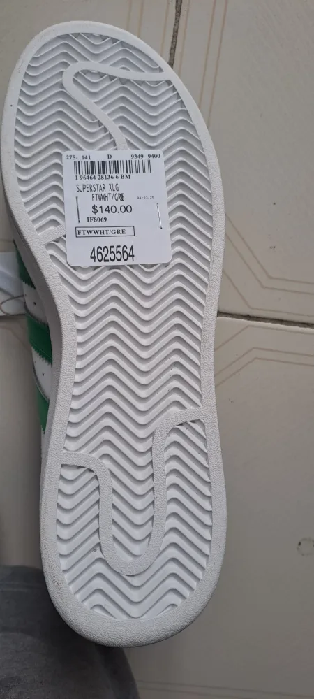 Adidas Superstar Shoes - White and Green image indicator(3)